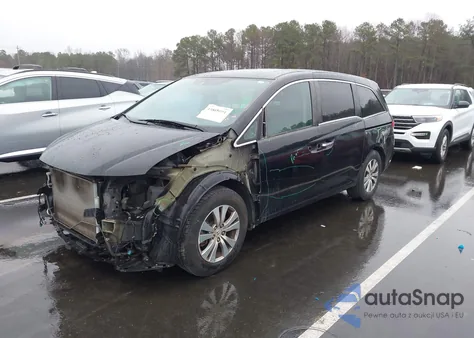2016 Honda Odyssey Ex-L z USA, uszkodzony, nr VIN 5FNRL5H69GB034860